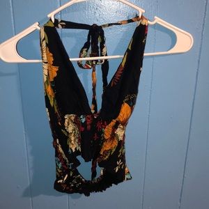 Floral crop top